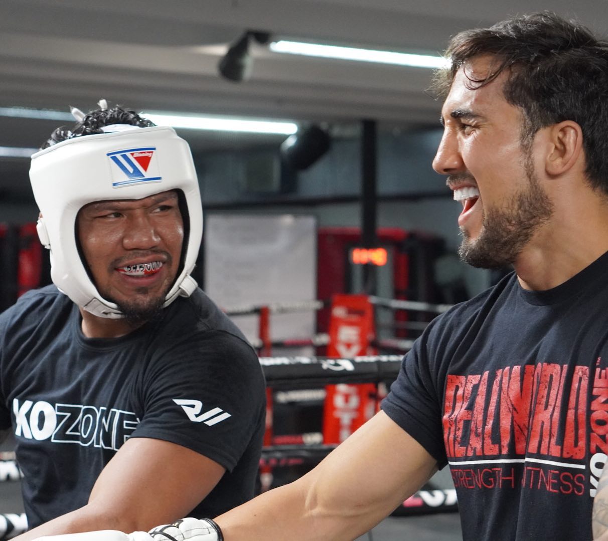 KO Zone BJJ coaches in sparring session