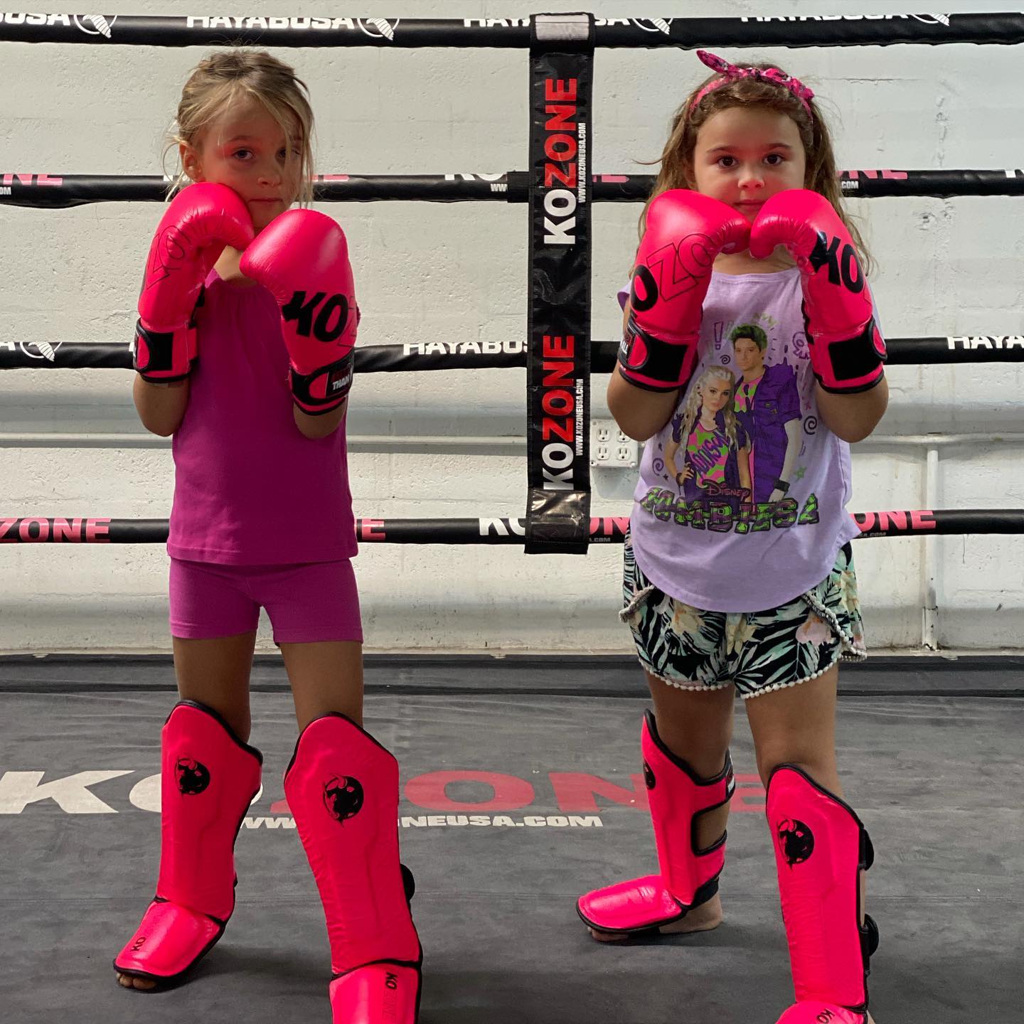 KO Zone Miami kids striking-discipline class with coach