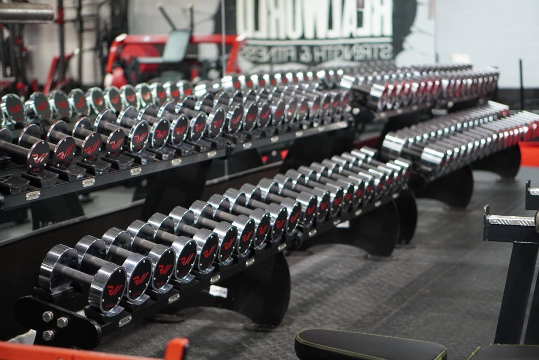 KO Zone Real World dumbbell rack